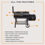 Oklahoma Joe's Longhorn Offset Smoker - 13201747-50