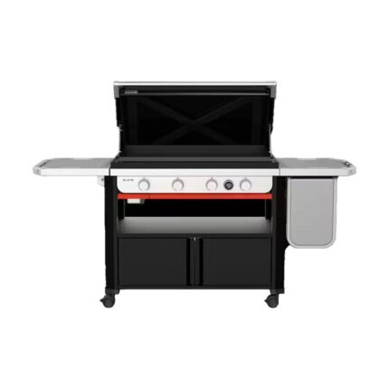 Weber Slate 36-in Rust-Resistant Propane Griddle w/ Flip-Up Side Table - 1500216