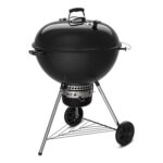 Weber Master Touch 26-Inch Charcoal Grill w/ Gourmet BBQ System Cooking Grate - Black - 1500064