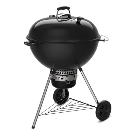 Weber Master Touch 26-Inch Charcoal Grill w/ Gourmet BBQ System Cooking Grate - Black - 1500064