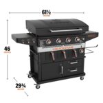 Blackstone Patio 36-Inch Griddle Cooking Station W/ Air Fryer - 1923