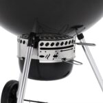 Weber Master Touch 26-Inch Charcoal Grill w/ Gourmet BBQ System Cooking Grate - Black - 1500064