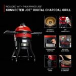 Kamado Joe Konnected Joe Digital Charcoal Grill & Smoker w/ Auto-Ignition & Temperature Control - KJ15041123