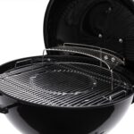 Weber Master Touch 26-Inch Charcoal Grill w/ Gourmet BBQ System Cooking Grate - Black - 1500064